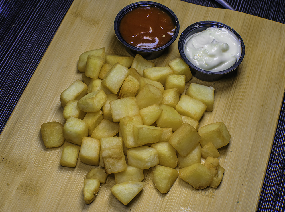 Fries cubes 